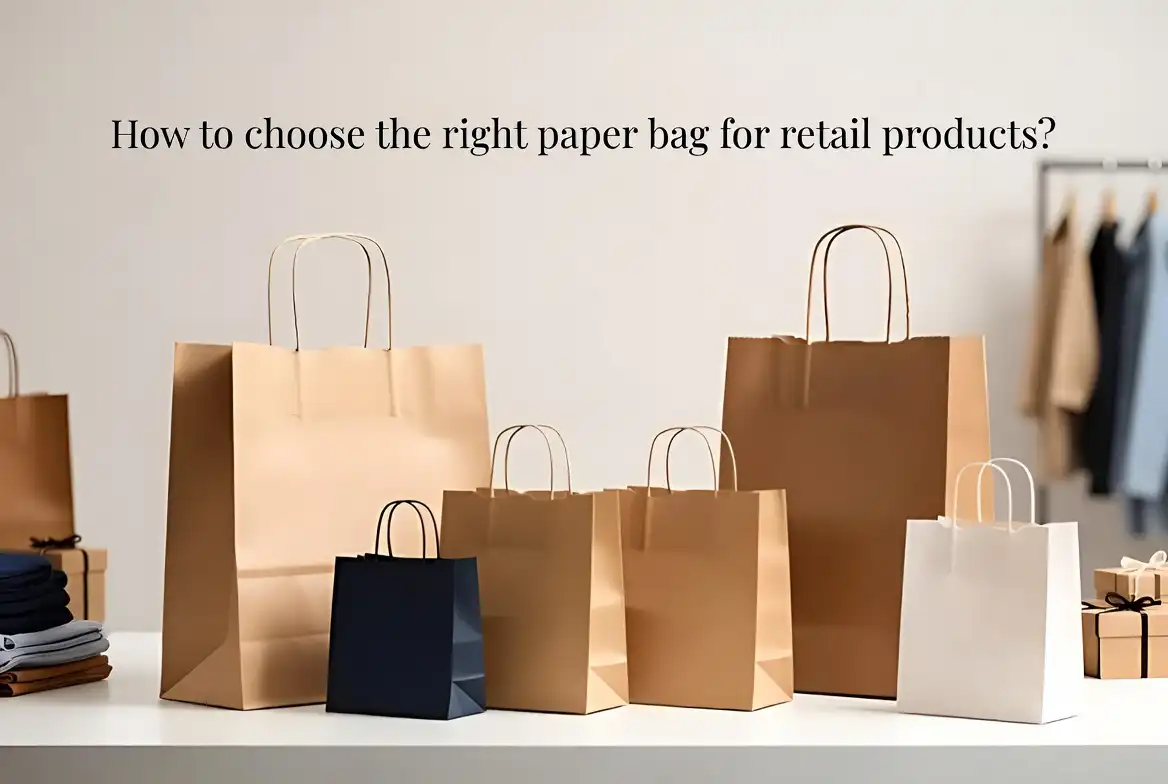 How to choose the right paper bag for retail products？